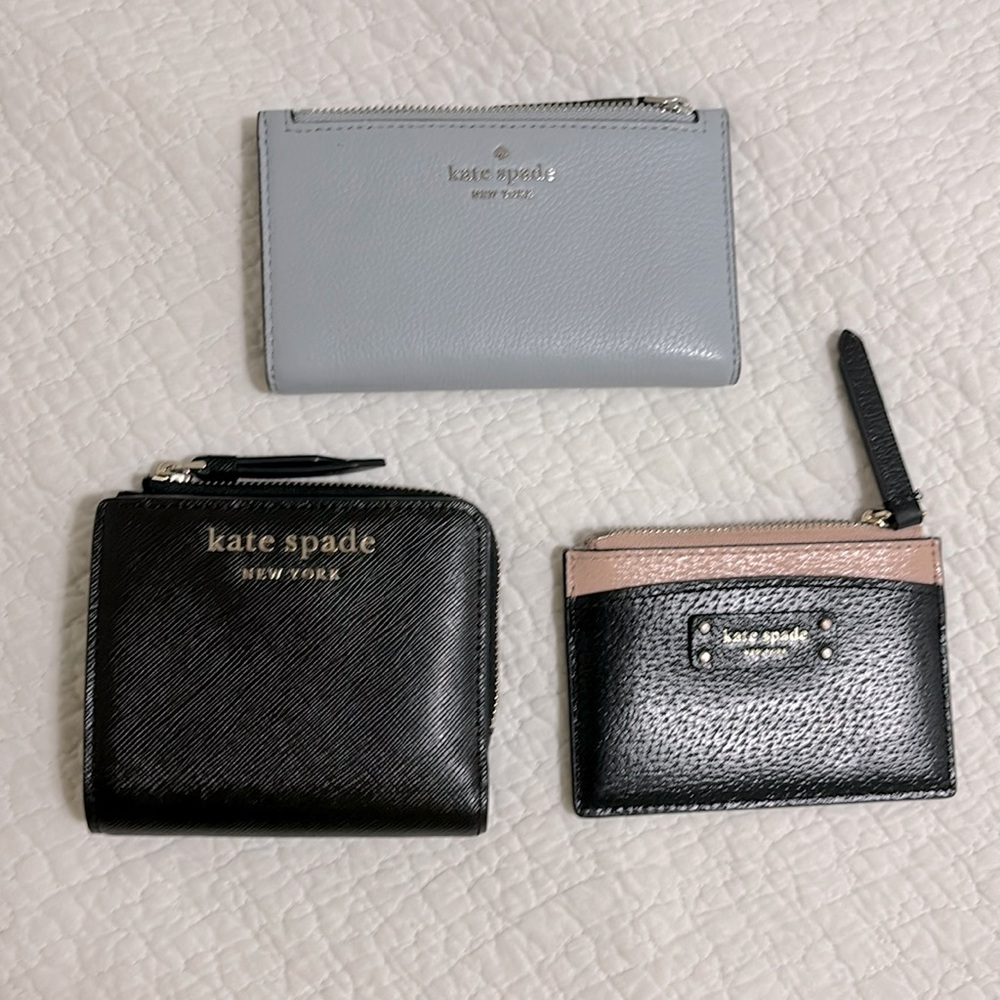 Bundle of 3 Kate Spade Wallets